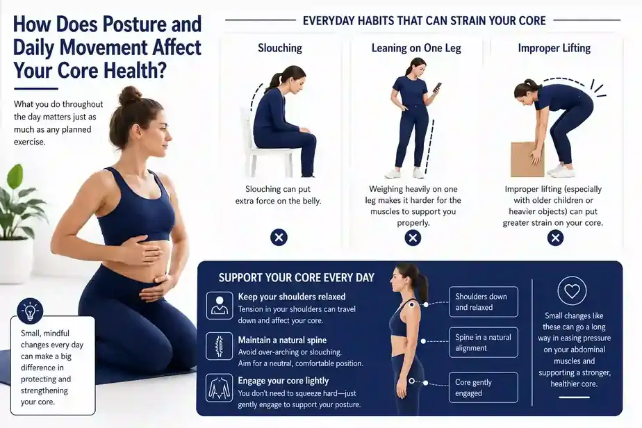 How Does Posture and Daily Movement Affect Your Core Health Farnborough?