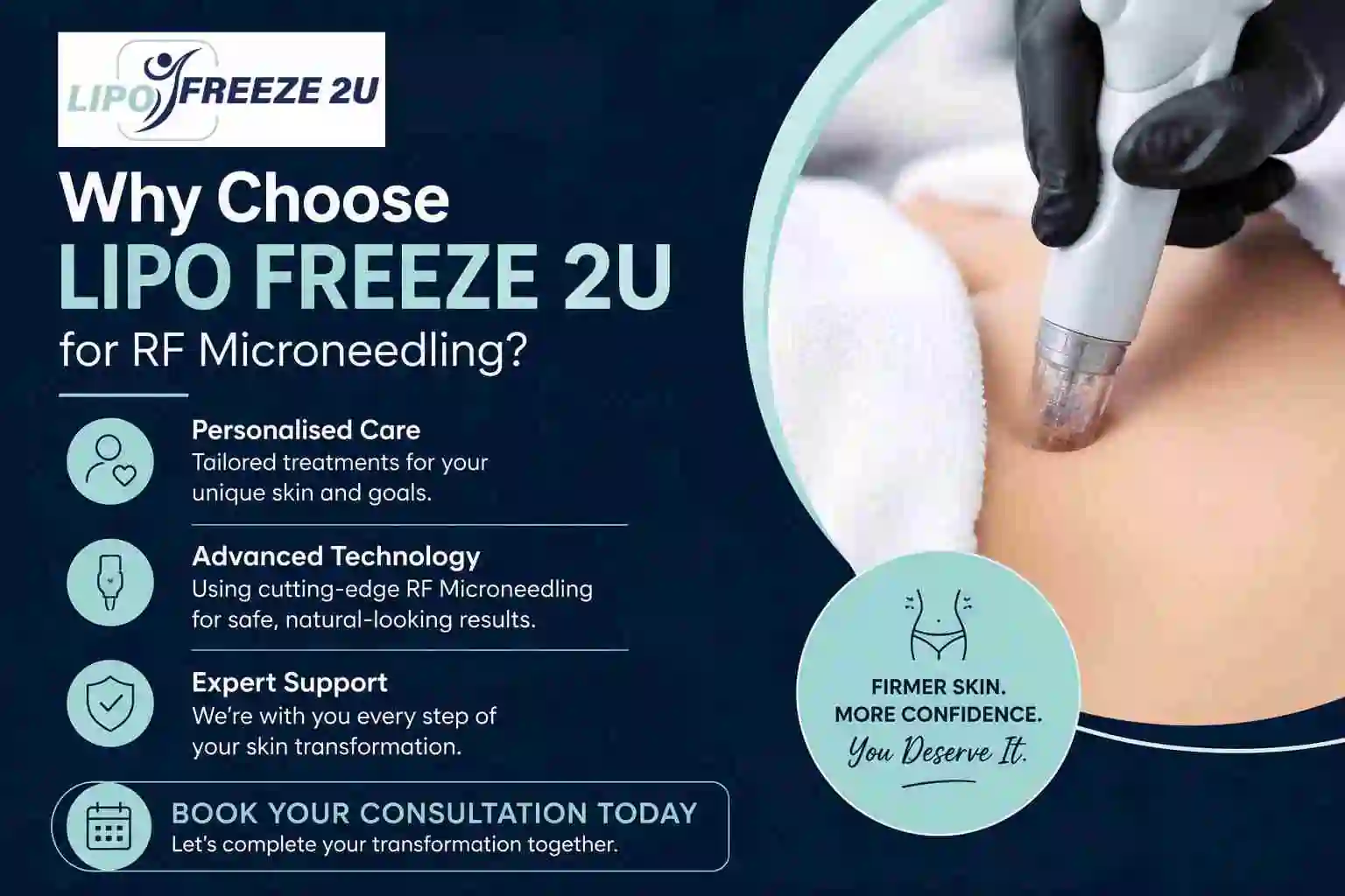 Why Choose LIPO FREEZE 2U for RF Microneedling Farnborough?